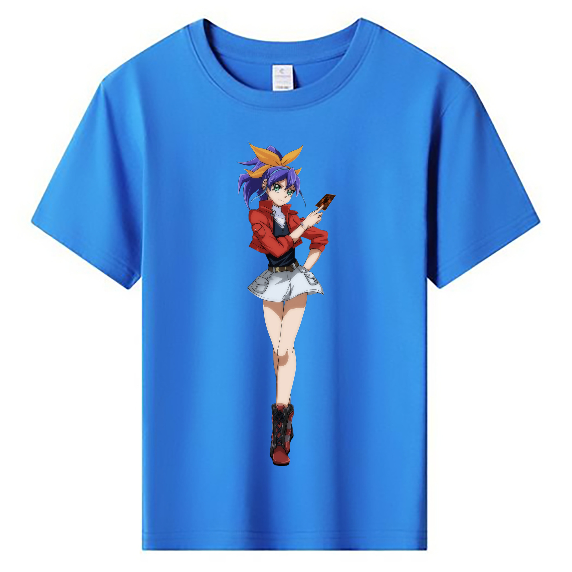 （画像用） 遊☆戯☆王 Yu-Gi-Oh! 綿100％キッズTシャツ（フロントプリント）